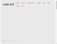 Tablet Screenshot of karin-rick.at